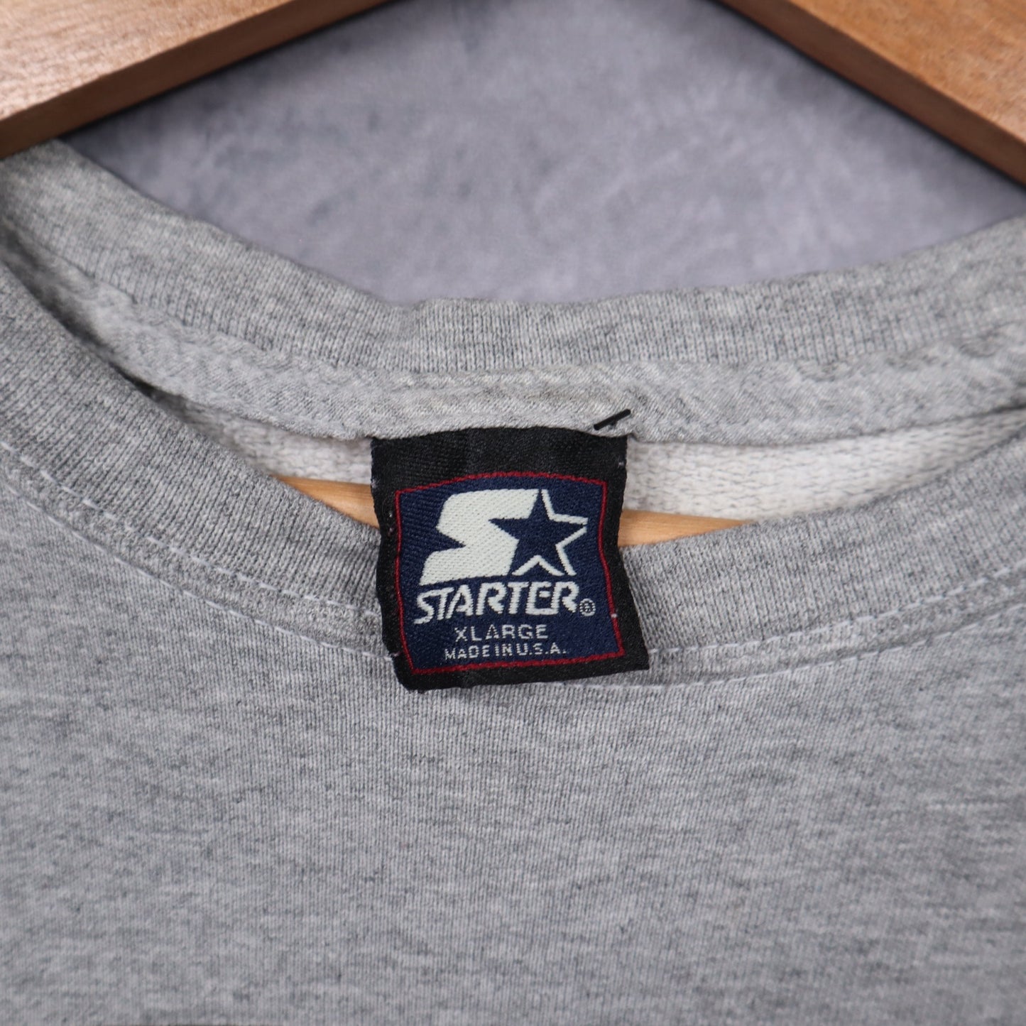 90s Grey University of Texas Longhorns Starter Crewneck Sweatshirt 5831