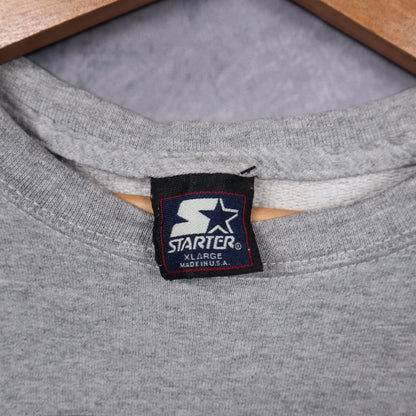 90s Grey University of Texas Longhorns Starter Crewneck Sweatshirt 5831
