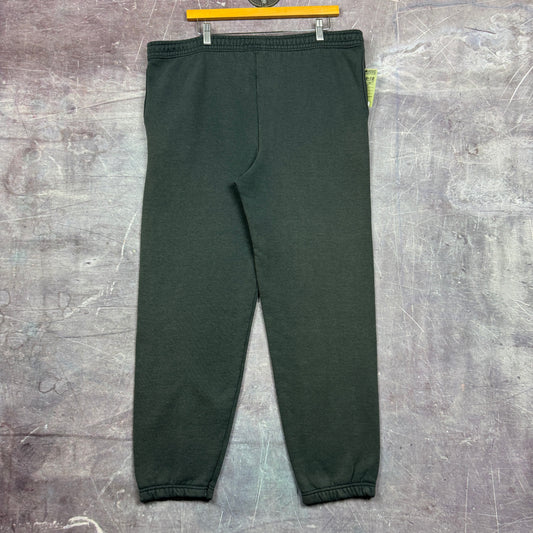 90s Faded Black Fruit of the Loom Jogger Baggy Sweatpants 38x28 2048