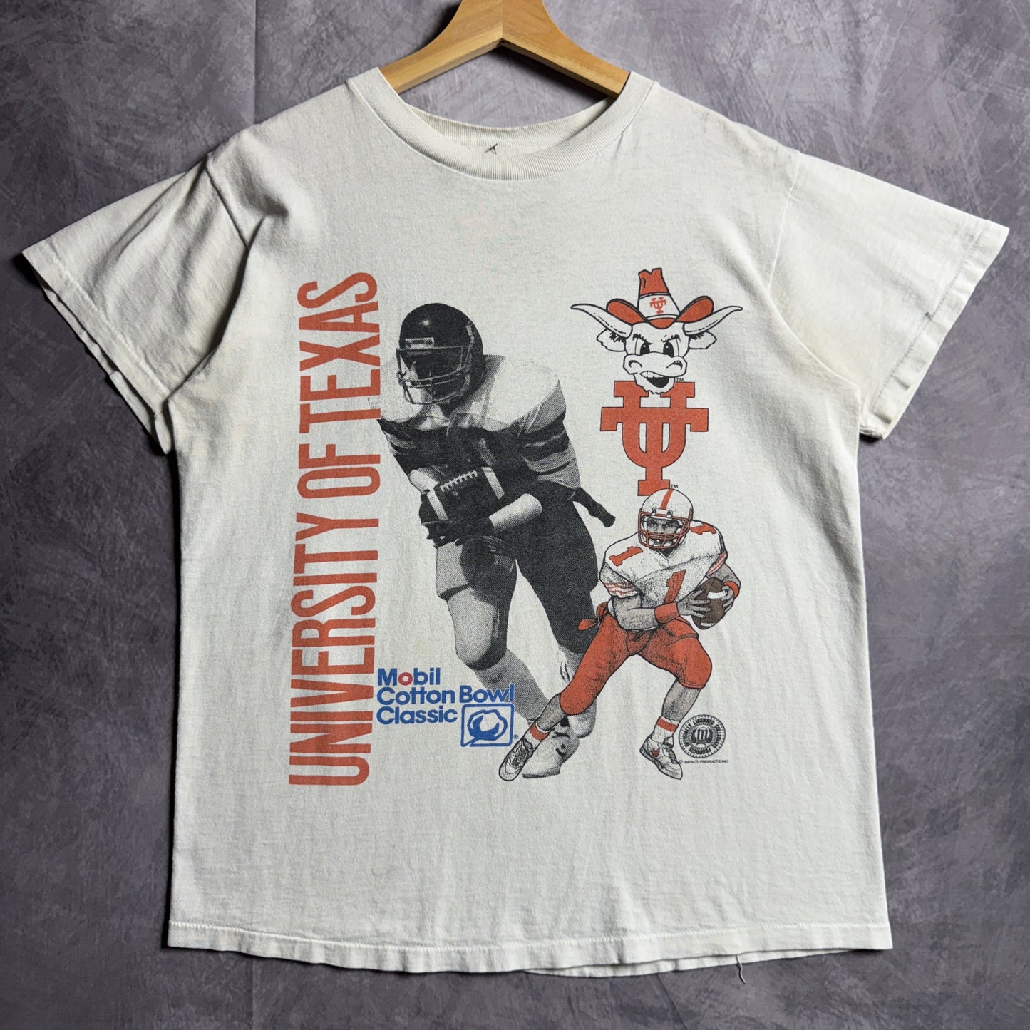 1991 White Texas Longhorns Cotton Bowl Shirt 4549