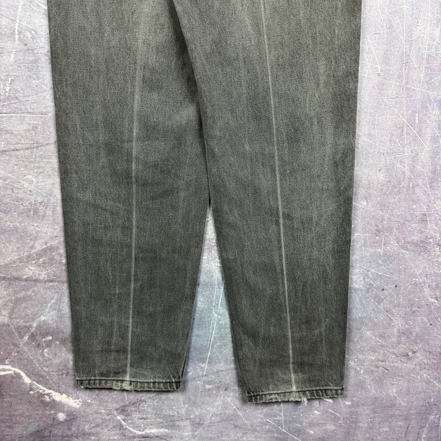 90s Faded Black Levi's 550 Orange Tab Denim Jeans 35x32 2231