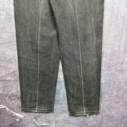 90s Faded Black Levi's 550 Orange Tab Denim Jeans 35x32 2231