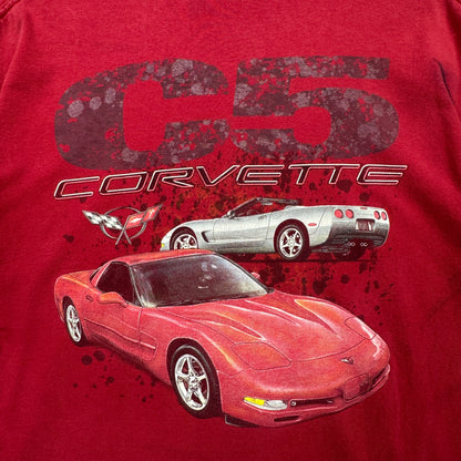 00s Red C5 Corvette Shirt 3963