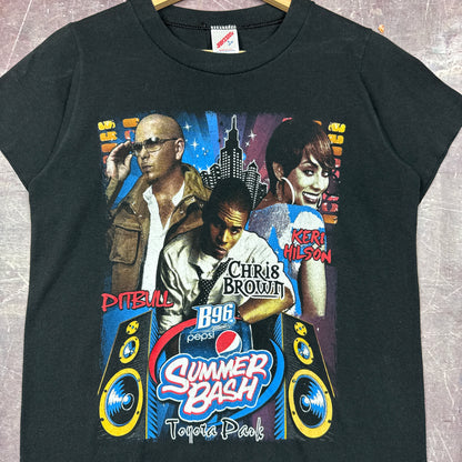 2011 Black Pepsi Summer Bash Chris Brown Pitbull Keri Hilson Graphic Shirt 2825