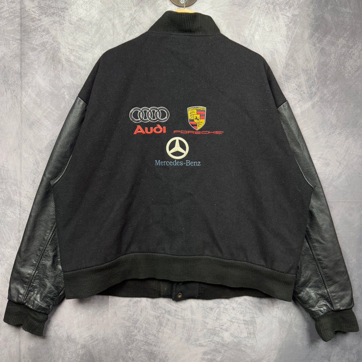 90s Porsche Audi Mercedes Varsity Jacket 4053