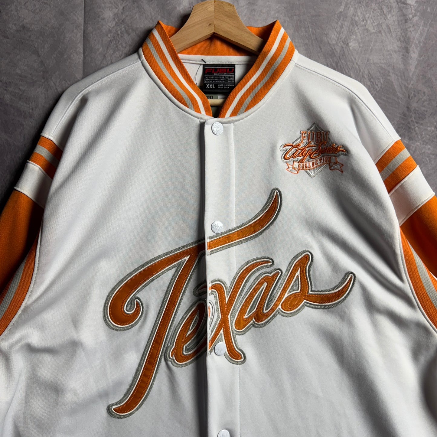 00s Orange Texas Longhorns Fubu Warmup Jacket 4589