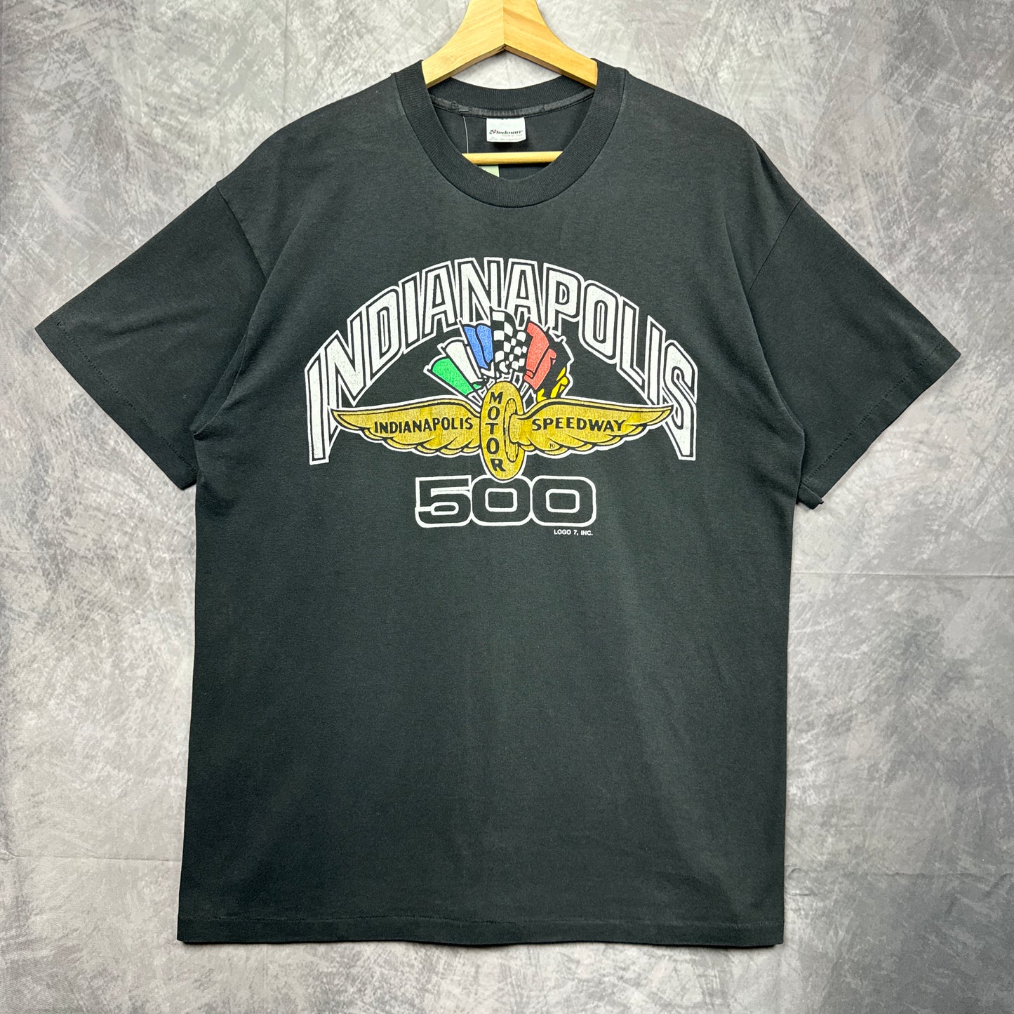 90s Black Indianapolis 500 Shirt 3844