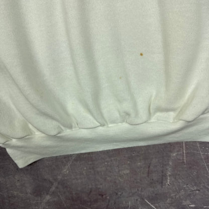 1987 White Whitney Houston Moment of Truth World Tour Graphic Crewneck Sweatshirt L 2916