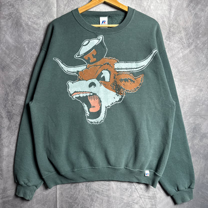 Green Don’t Mess With Classic Texas Longhorns Crewneck Sweatshirt 4402