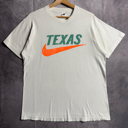 90s White Texas Longhorns Nike Gatorade Boot Shirt 4541