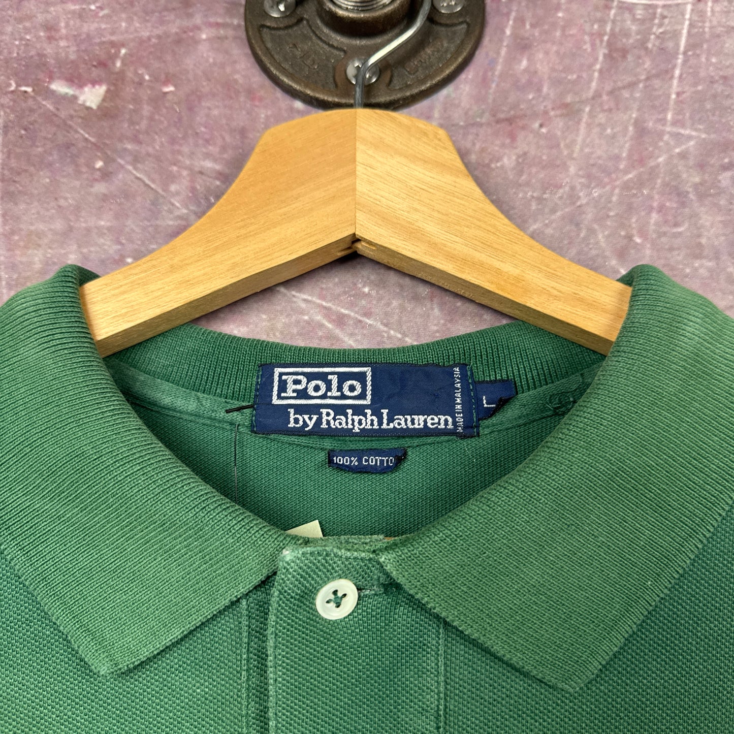 90s Green Polo Ralph Lauren Shirt 3720
