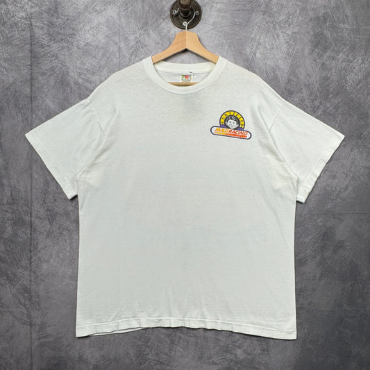 90s White Mad Racing Shirt 4017