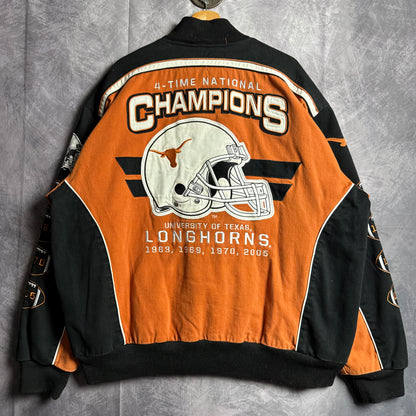 2005 Black Texas 4 Time National Champions Nascar Jacket 4623