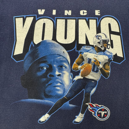 00s Blue Vince Young Tennessee Titans Shirt 4259