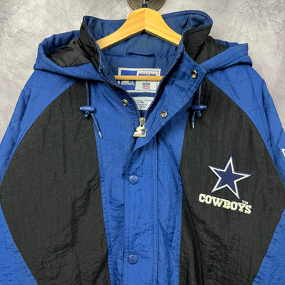 90s Blue Dallas Cowboys Starter Jacket 4086