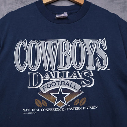1993 Navy Blue Dallas Cowboys Football Shirt 6659