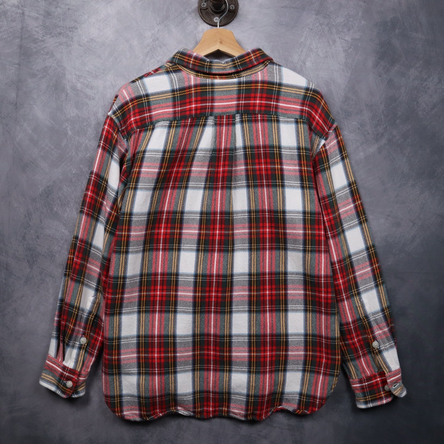 00s Red Plaid Polo Ralph Lauren Flannel Shirt 4705