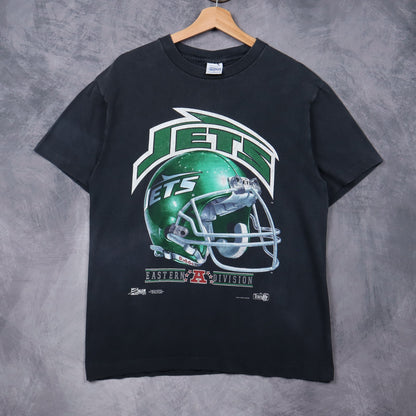 1992 Black New York Jets Eastern Division Shirt 6788