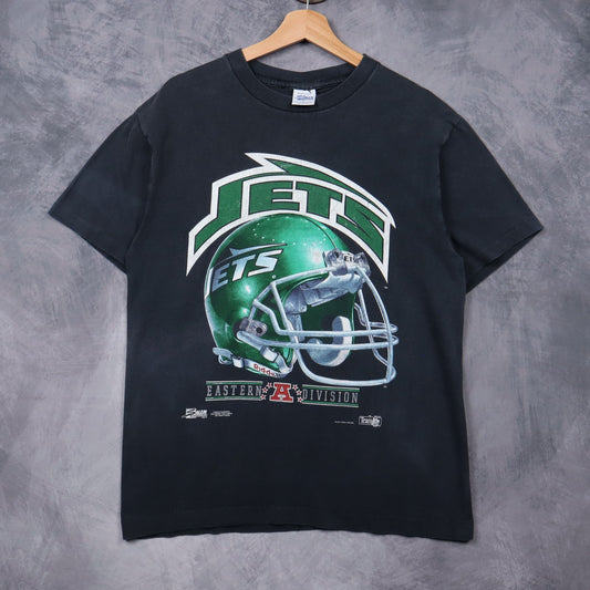 1992 Black New York Jets Eastern Division Shirt 6788