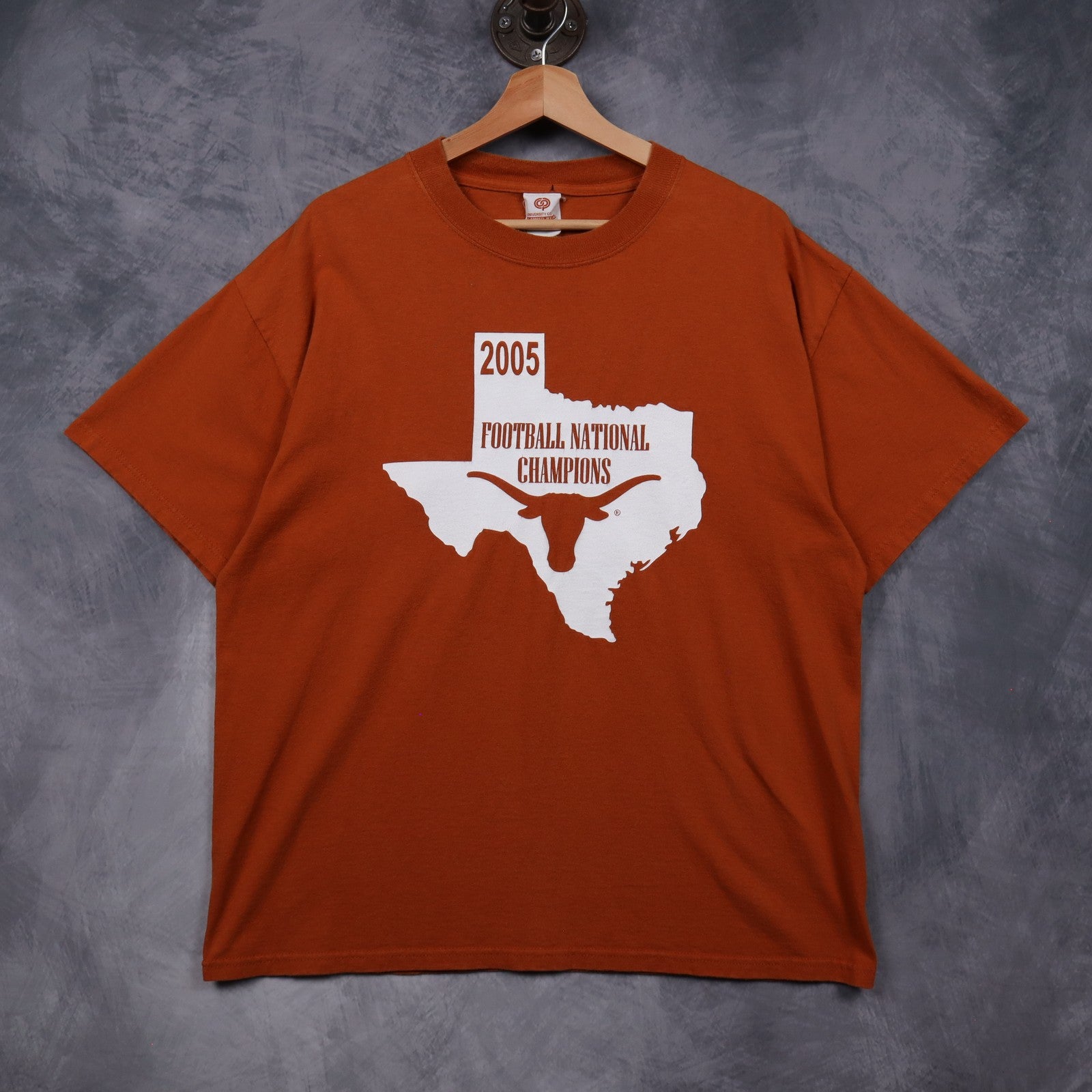 2005 Burnt Orange Texas Longhorns Football National Champions Shirt 5846