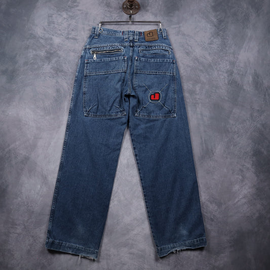 Y2K JNCO Medium Wash Baggy Denim Jeans 5064