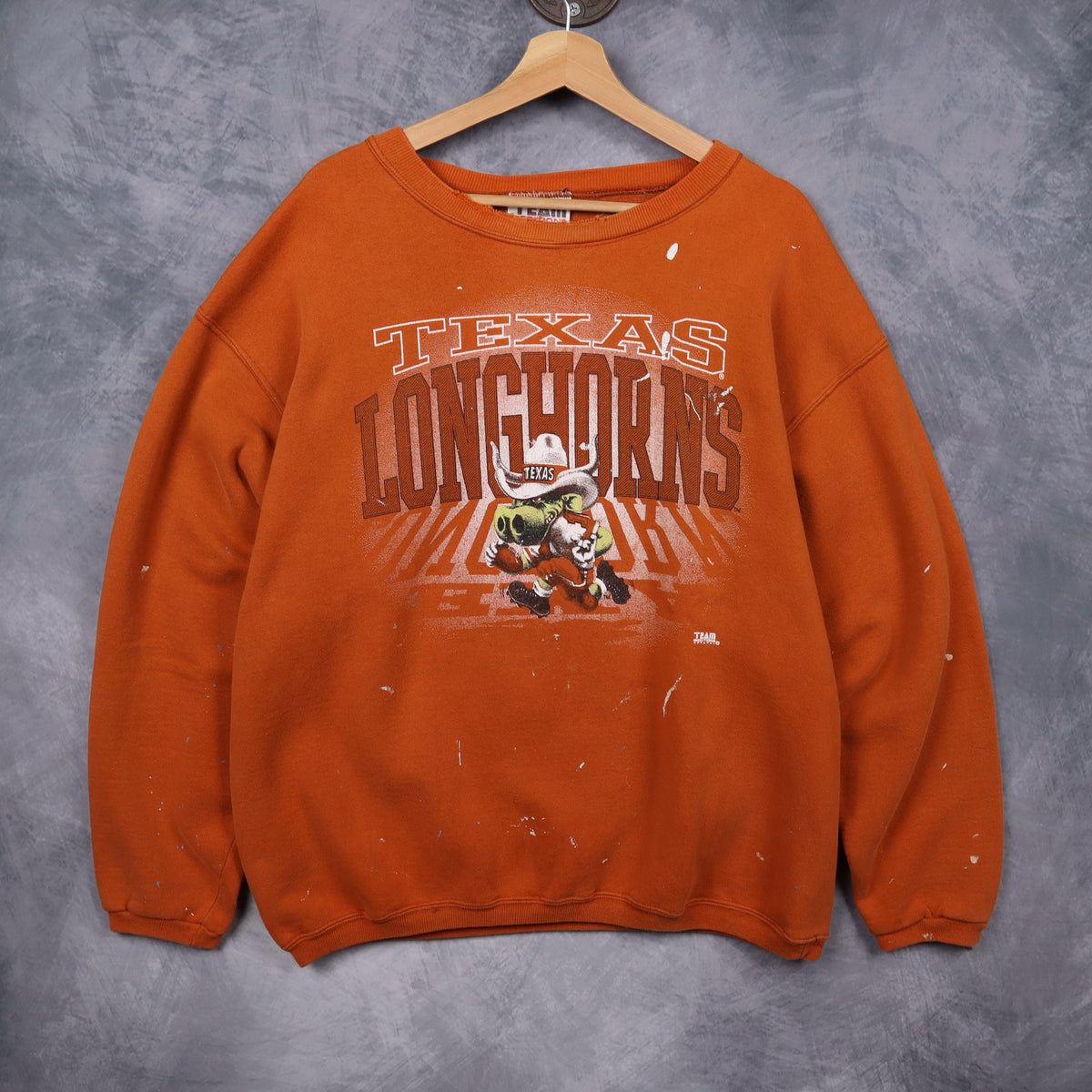 90s Orange Texas Longhorns Crewneck Sweatshirt 5685