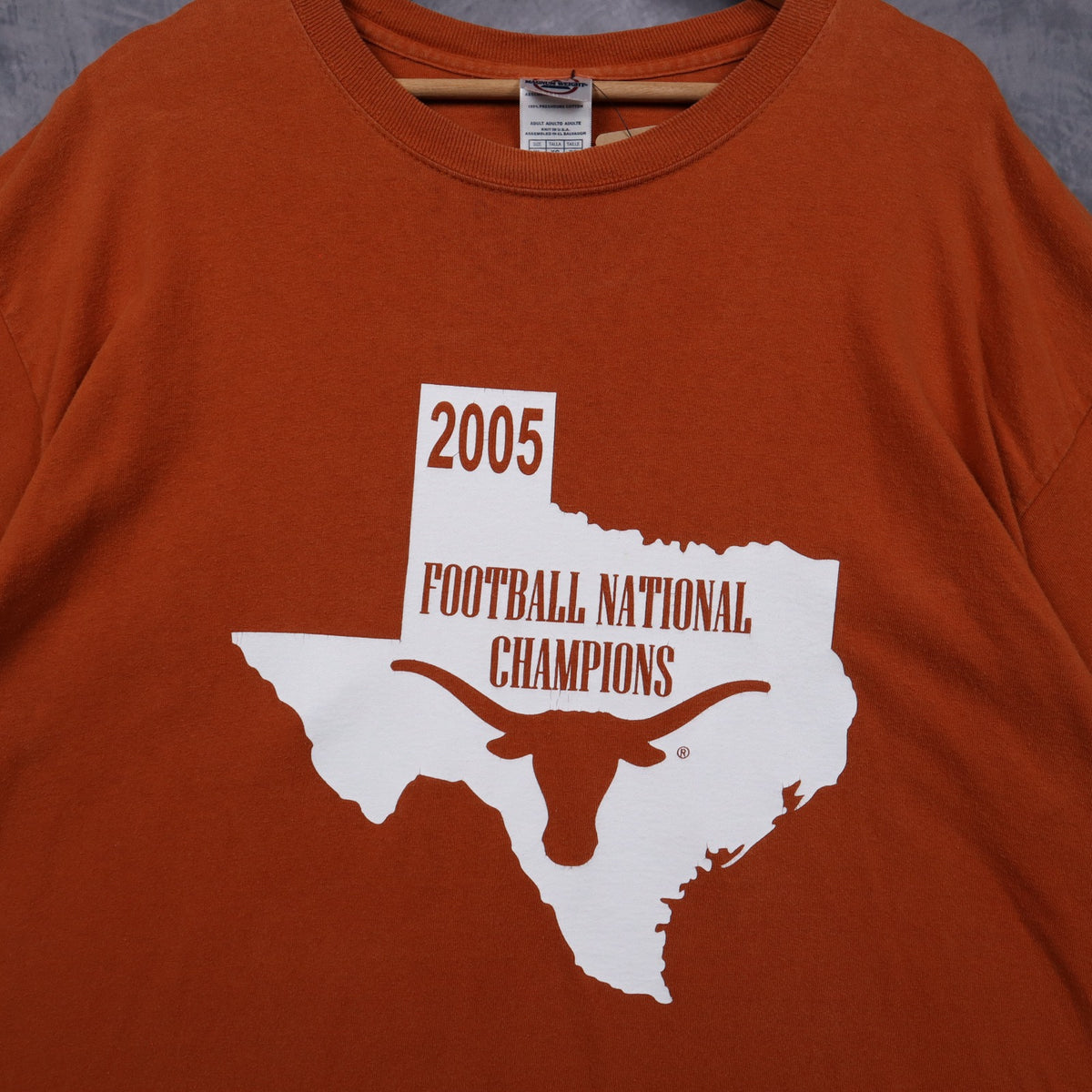 2005 Burnt Orange Texas Longhorns Football National Champions Shirt 5857