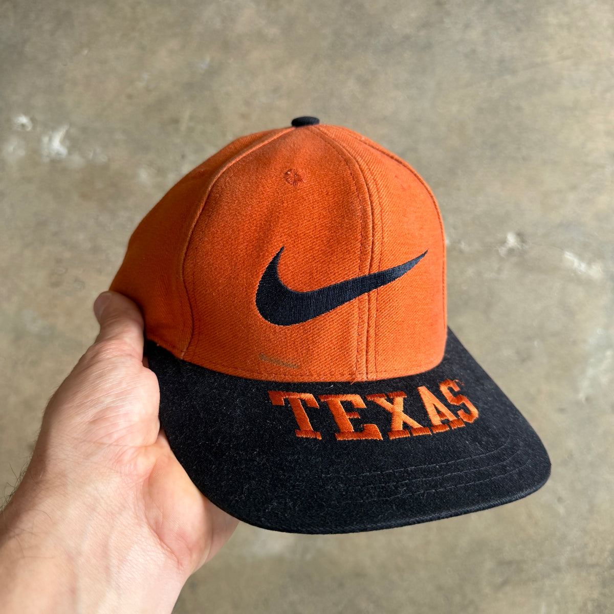90s Orange Nike Texas Longhorns Hat 5784