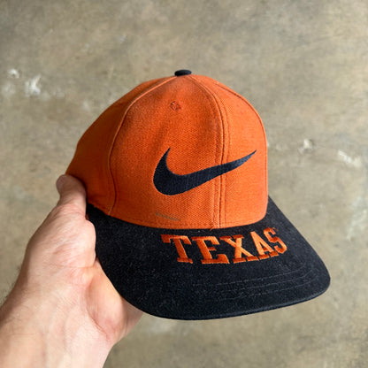 90s Orange Nike Texas Longhorns Hat 5784