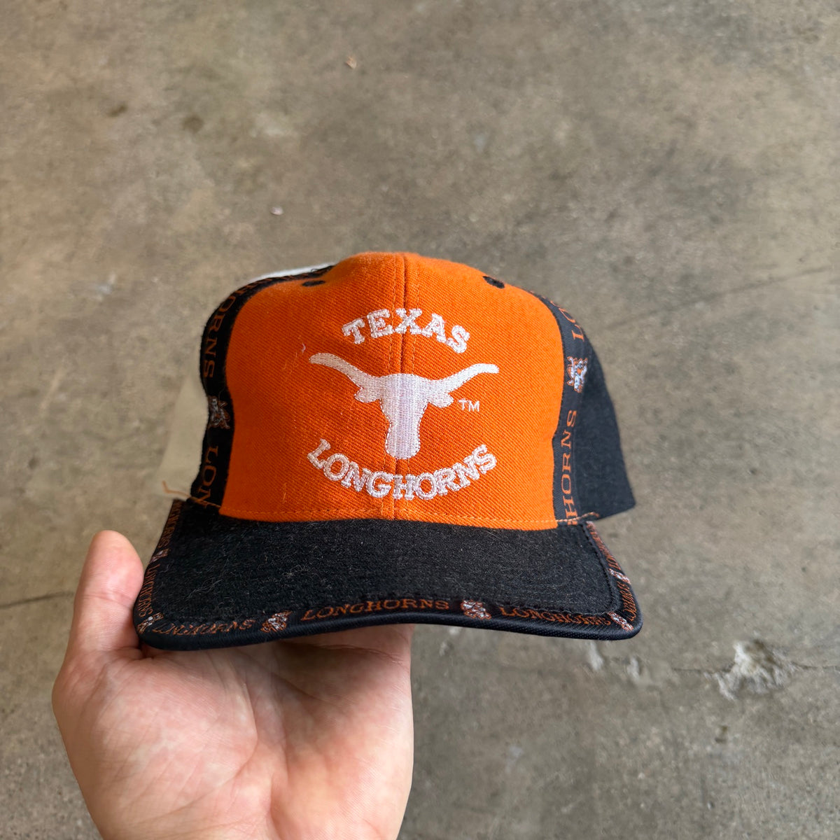 90s Orange Texas Longhorns Snapback Hat 5793