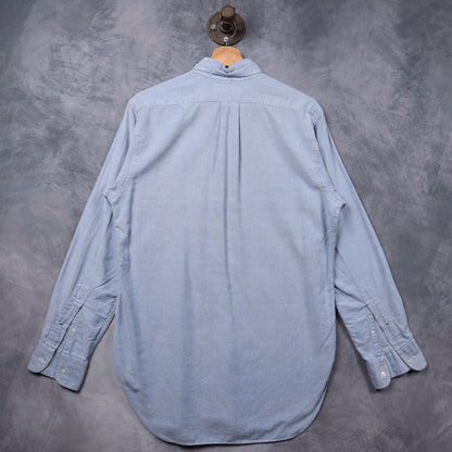 Y2K Light Blue Ralph Lauren Oxford Long Sleeve Button Up Shirt 5323