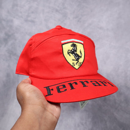 90s Red Ferrari Hat 7344