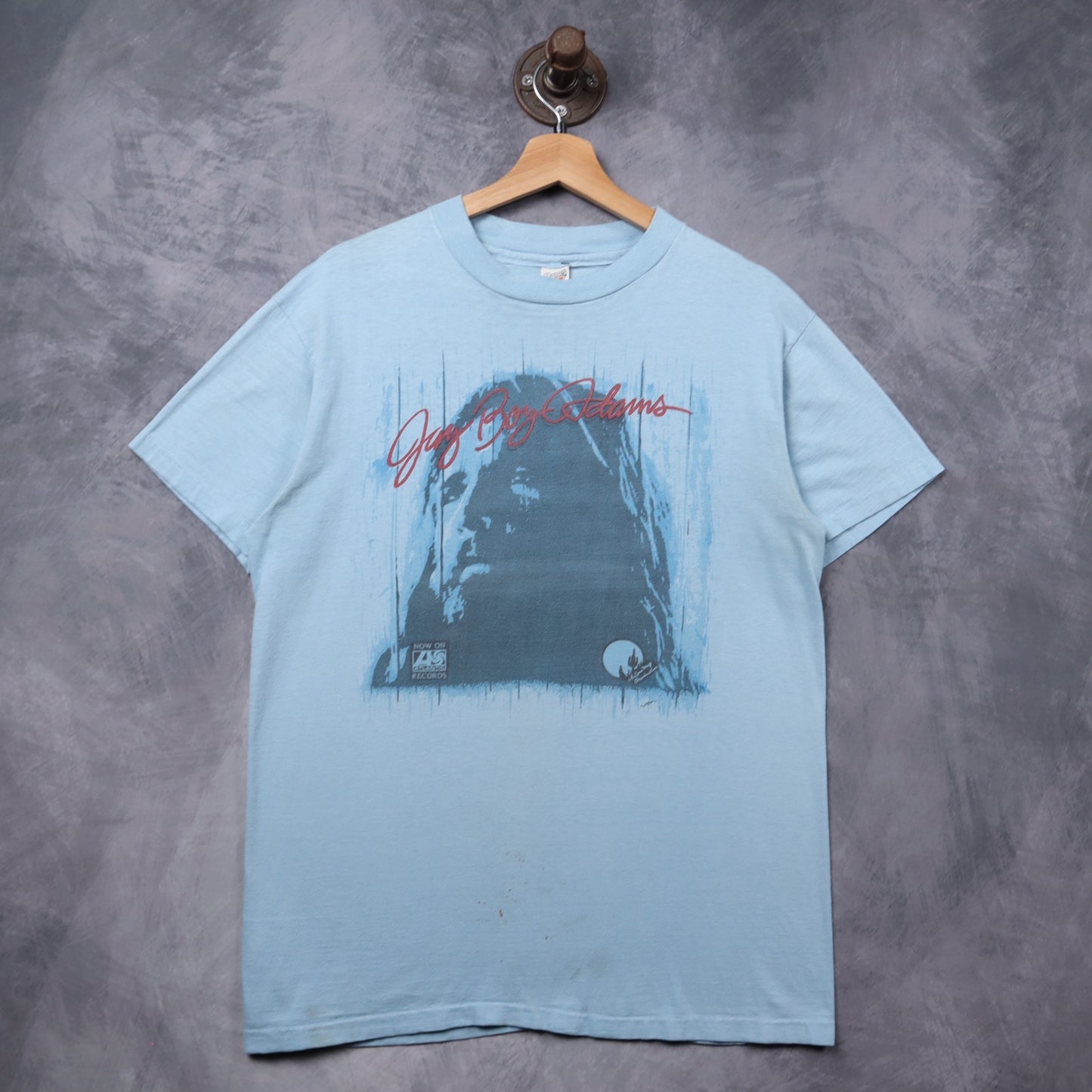 80s Light Blue Jay Boy Adams Atlantic Records Promo Shirt 5450