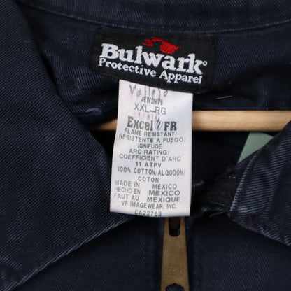 00s Navy Blue Harley Davidson Staff Patch Work Jacket 5075