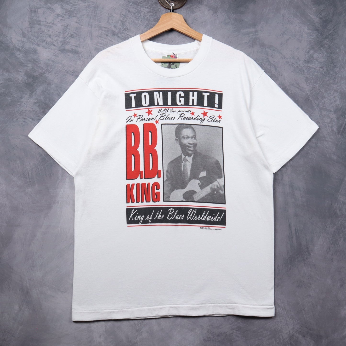 1997 White B.B. King North American Tour Shirt 5338