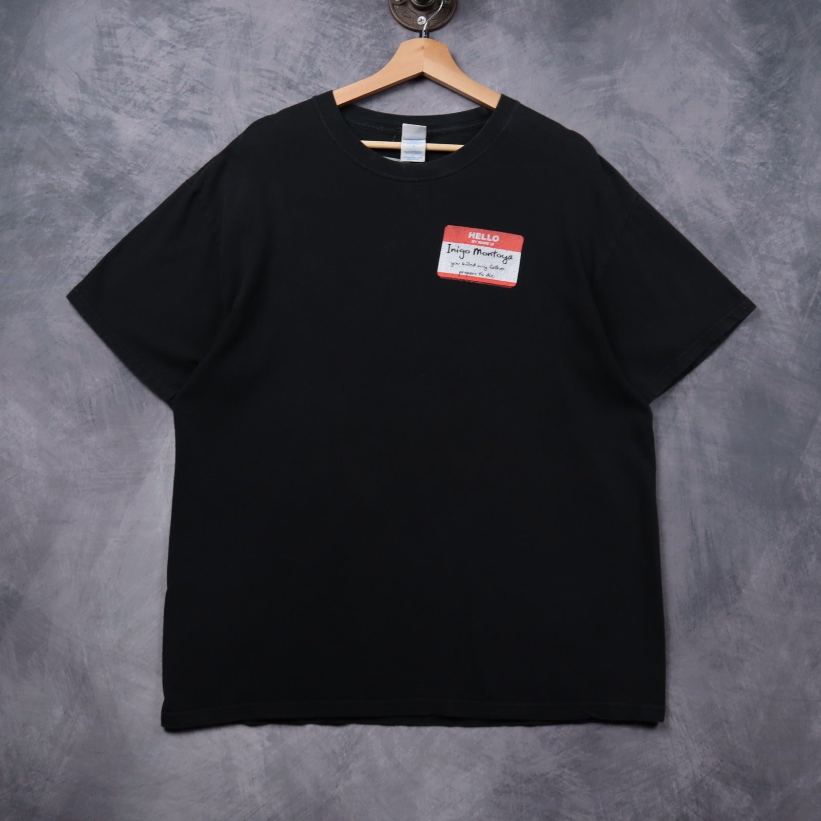 2007 Black Princess Bride Inigo Montoya Shirt 5356
