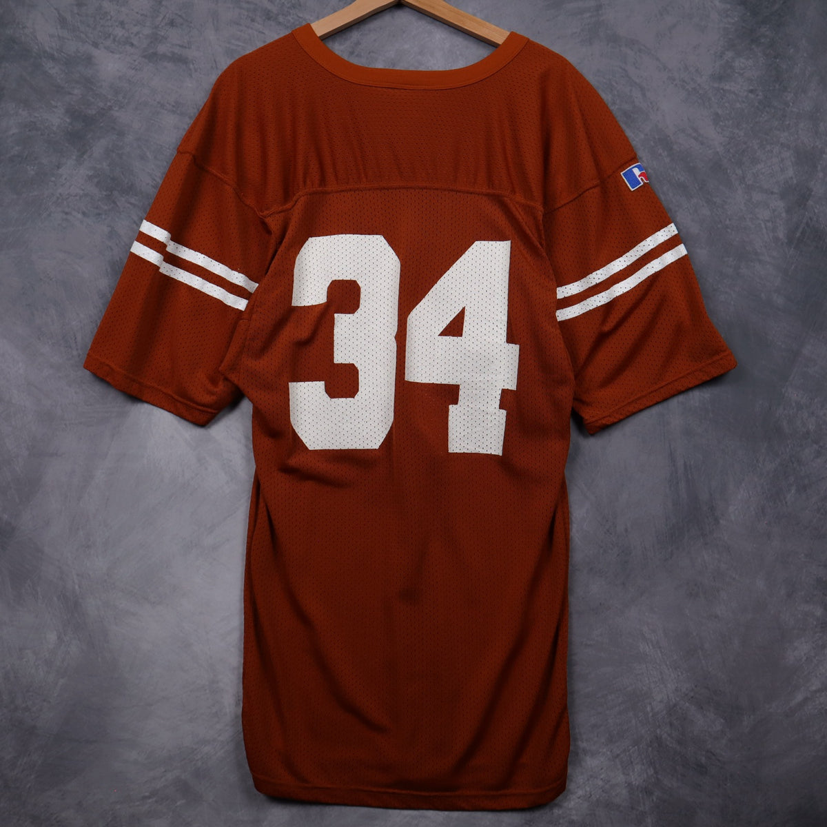 90s Burnt Orange Texas Longhorns #34 Russell Athletic Jersey 5882