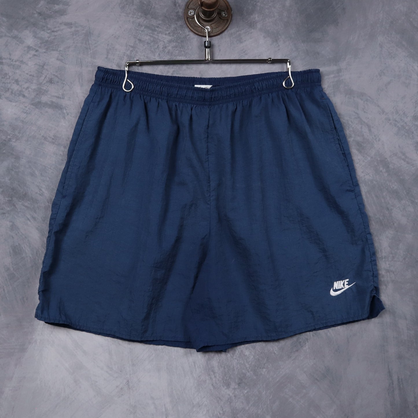 90s Navy Blue Nike Nylon Shorts 5206