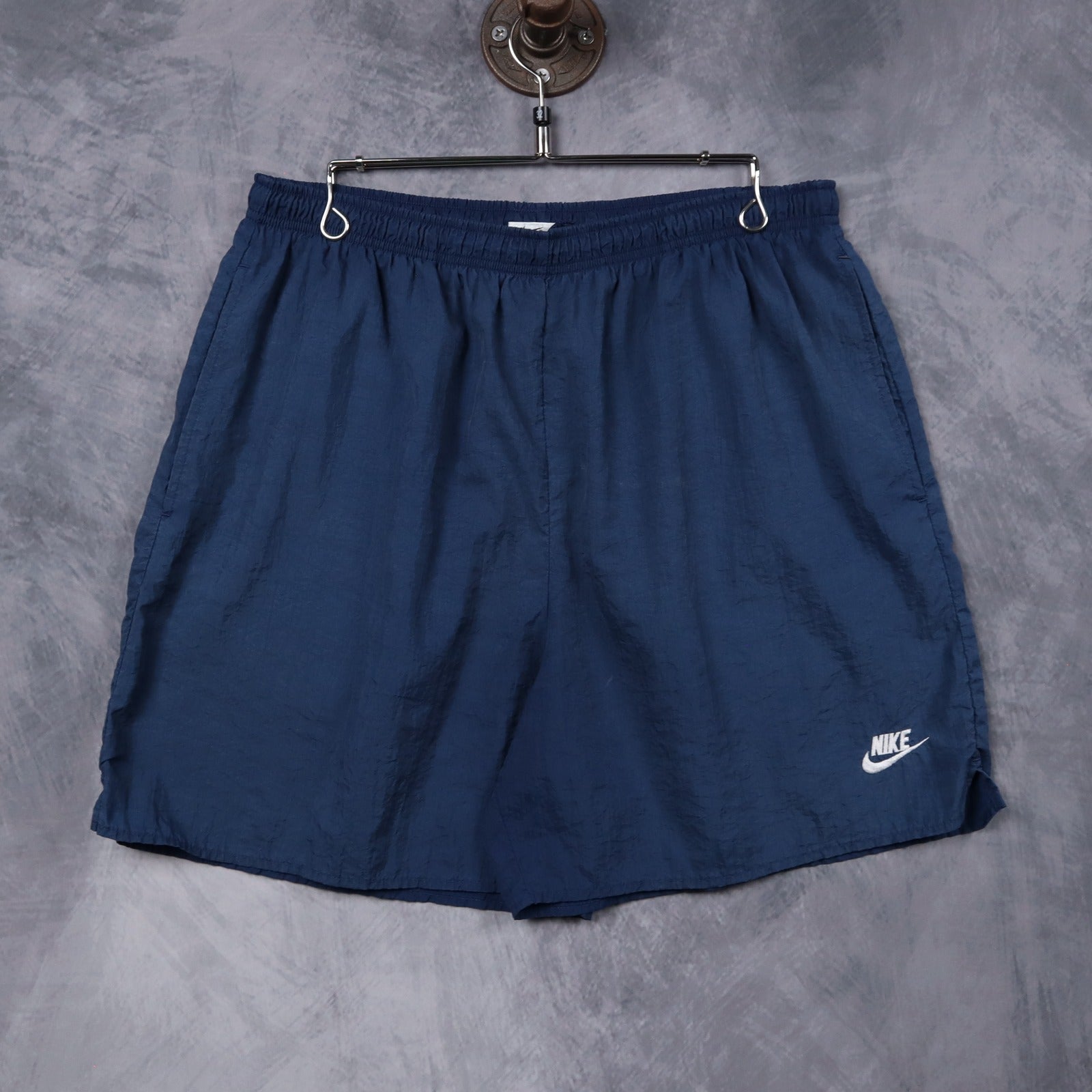90s Navy Blue Nike Nylon Shorts 5206