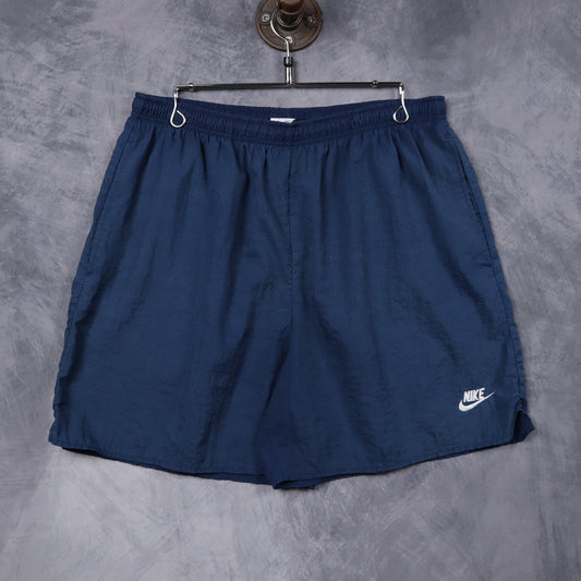90s Navy Blue Nike Nylon Shorts 5206