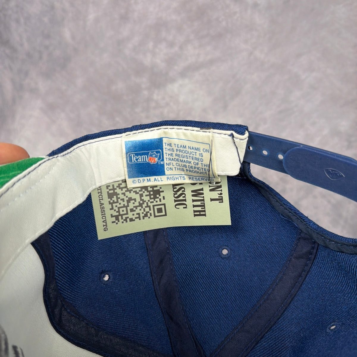 90s Navy Blue Dallas Cowboys Snapback Hat 6868