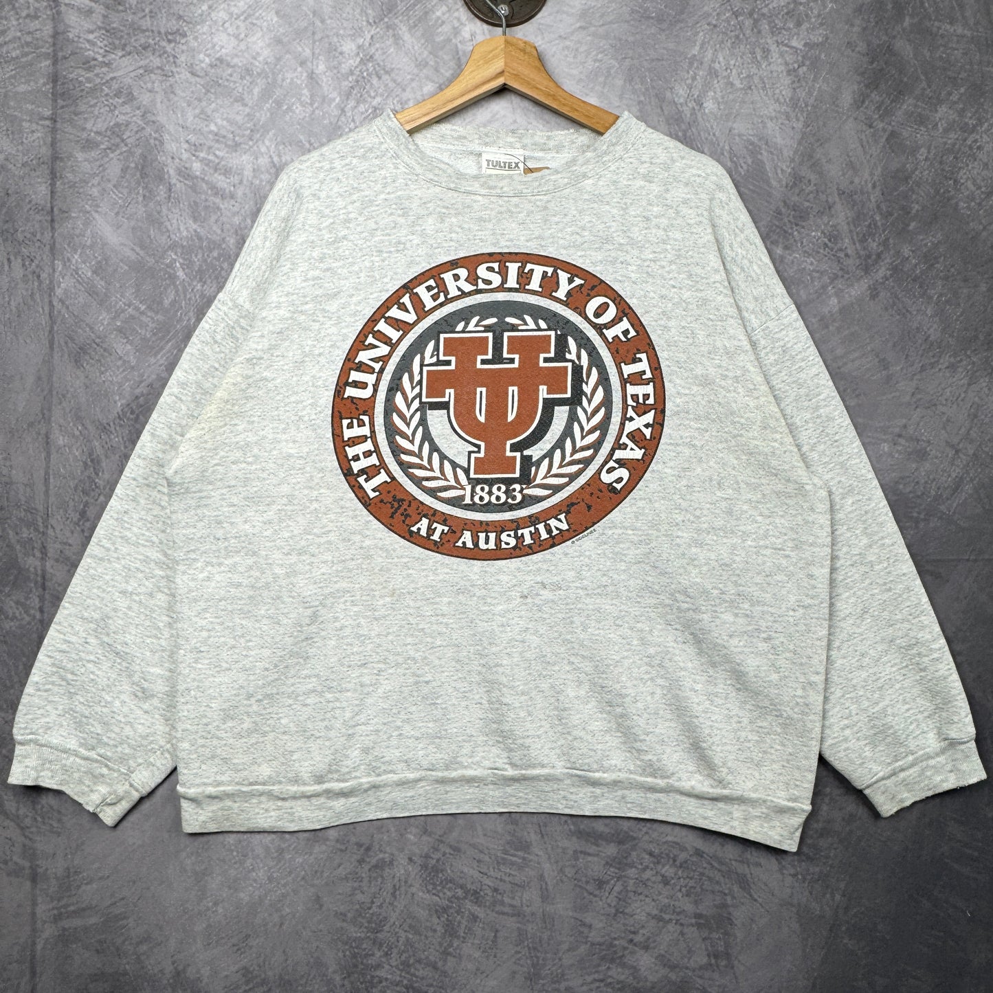 90s Grey Texas Longhorns Crewneck Sweatshirt 4354