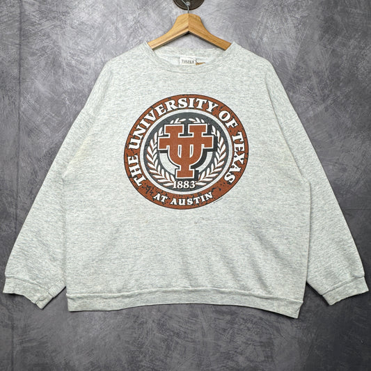 90s Grey Texas Longhorns Crewneck Sweatshirt 4354
