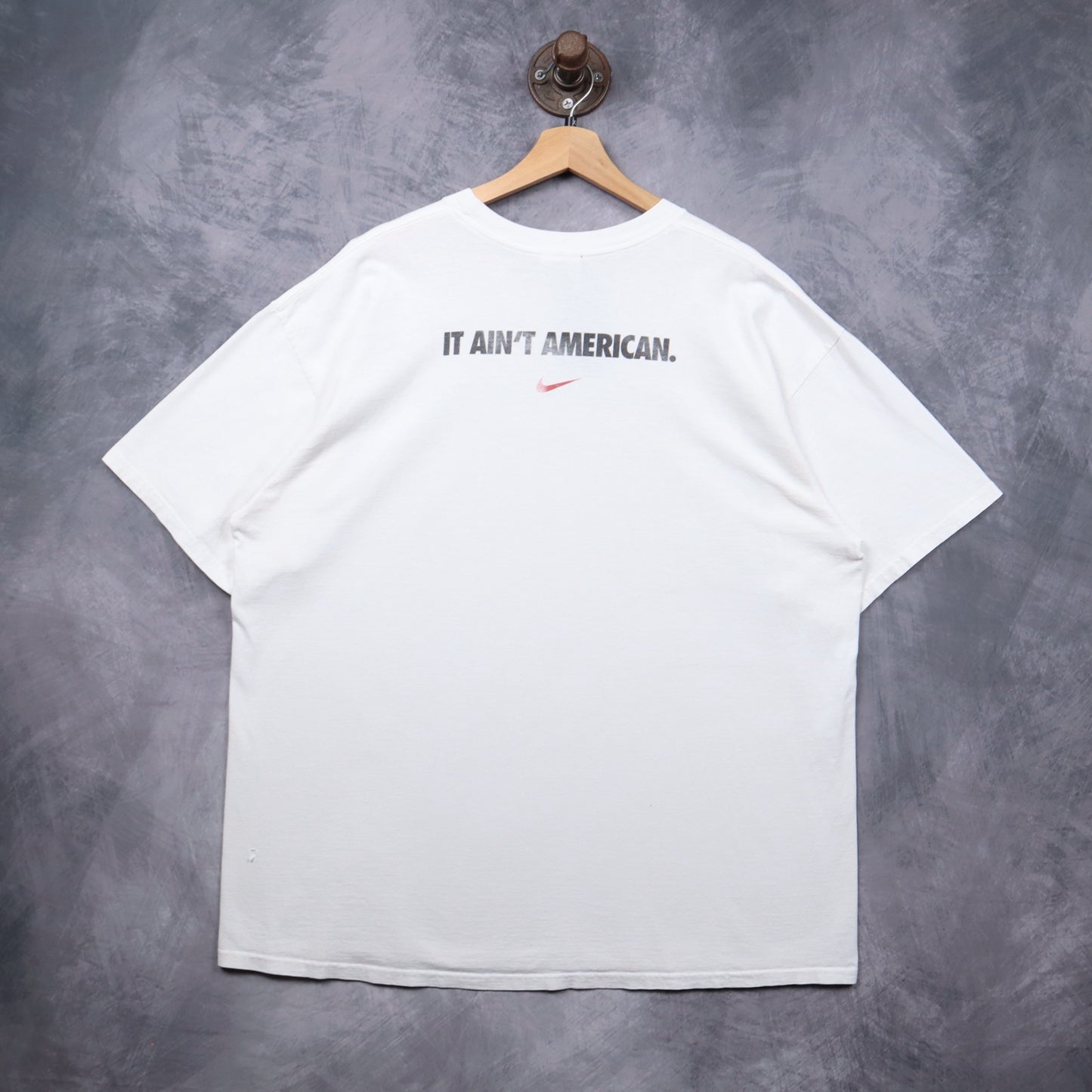 90s White Nike "Pitchers Want To Be Hitters?" Baseball Shirt 5522