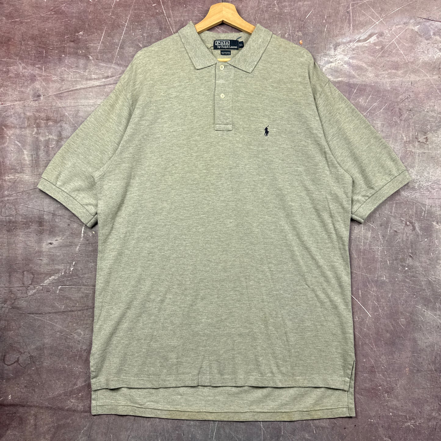 90s Grey Polo Ralph Lauren Shirt 3728