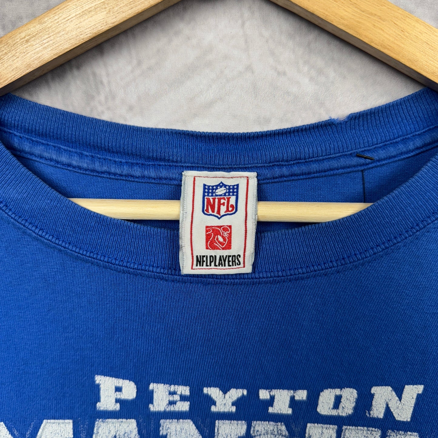 00s Blue Peyton Manning Indianapolis Colts Shirt 4248