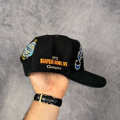 90s Black Dallas Cowboys Super Bowl Champions Snapback Hat 6806