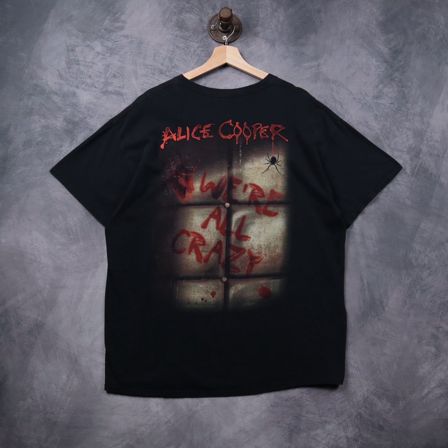 Late 2000s Black Alice Cooper Spend The Night With Shirt 5376