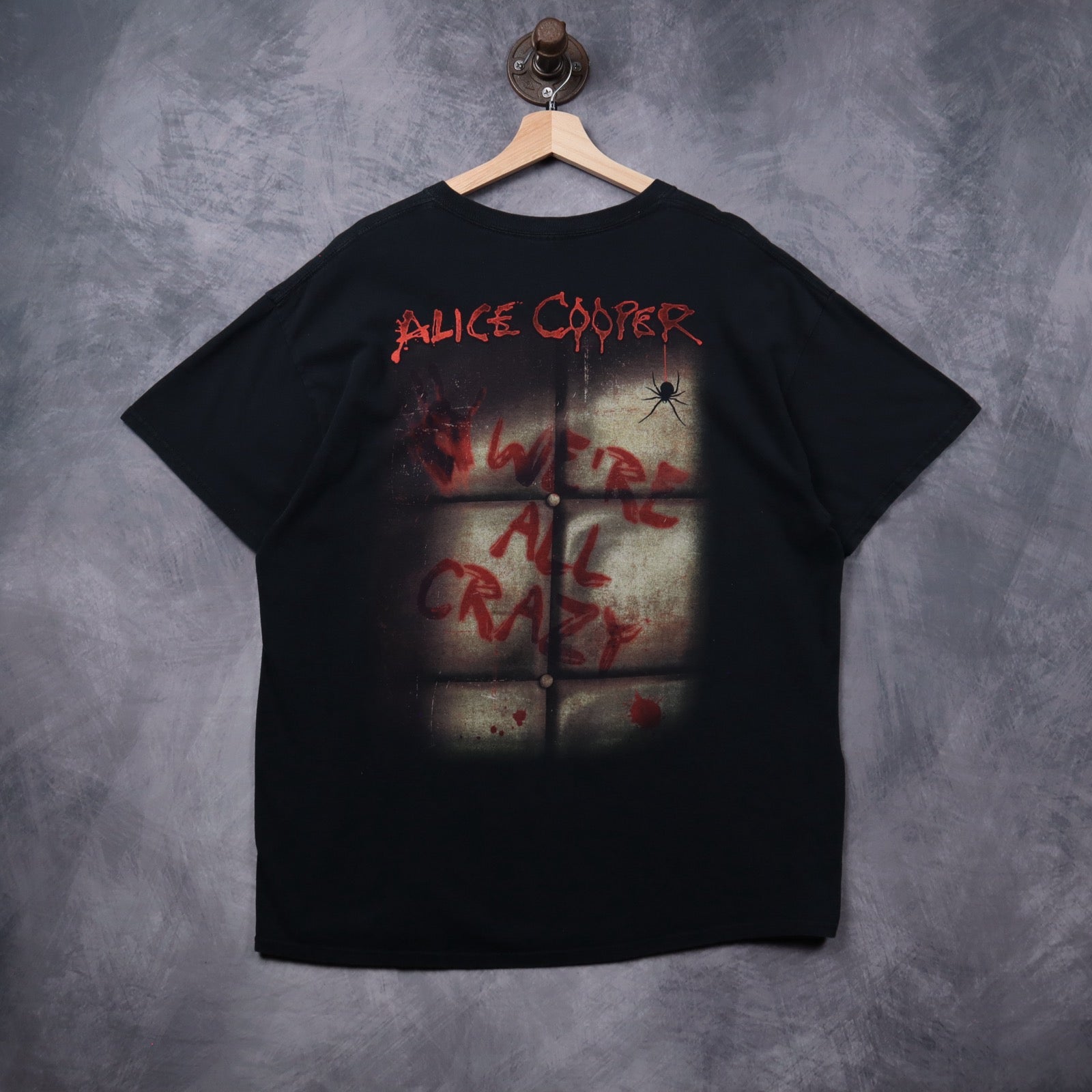 Late 2000s Black Alice Cooper Spend The Night With Shirt 5376