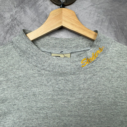 Early 00s Grey Pittsburgh Steelers Mock Neck Shirt 4193